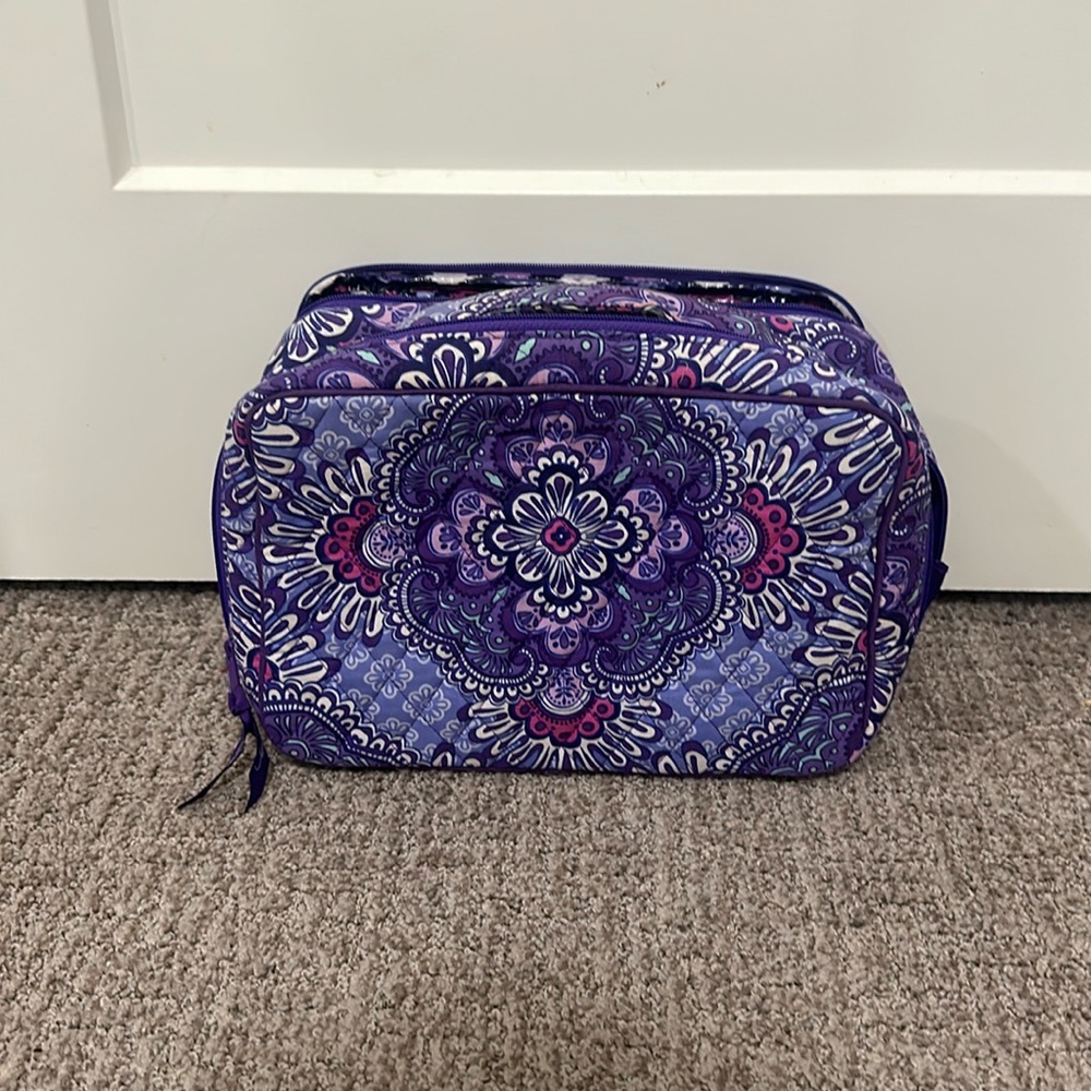 Large Vera Bradley cosmetic case